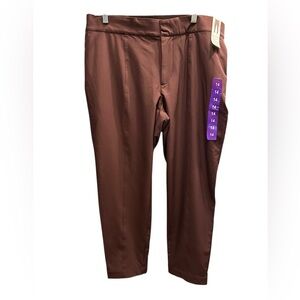 Mondetta lined tailored Brown Pants plus size 14
